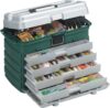Plano 4-Drawer Tackle Box Green Metallic/Silver