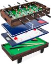 Best Choice Products 4-in-1 Multi Game Table Arcade Set