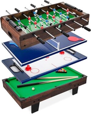Best Choice Products 4-in-1 Multi Game Table Arcade Set
