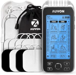 AUVON 4 Outputs TENS EMS Muscle Stimulator