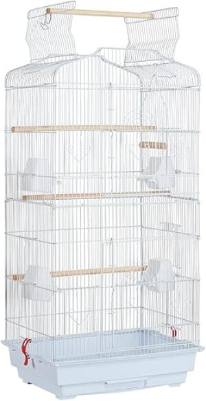 Yaheetech 41-Inch Portable Hanging Bird Cage