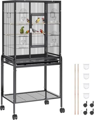 VEVOR 54 Inch Wrought Iron Bird Cage