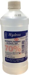 Hydrox 70% Isopropyl Rubbing Alcohol, 16 Oz