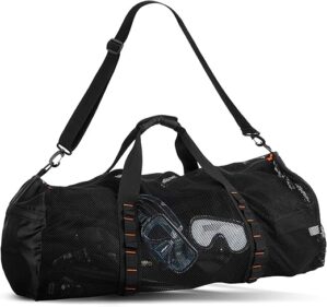 Fitdom 90L Large Mesh Duffle Bag For Water Sports