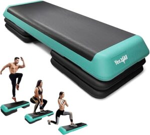 Yes4All Adjustable Aerobic Exercise Step Platform