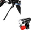 BV Adjustable Bike Kickstand With Light Set