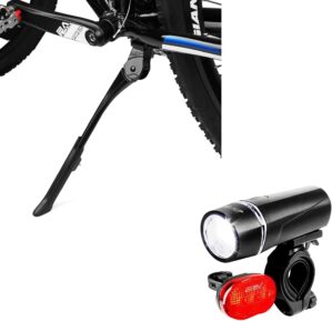 BV Adjustable Bike Kickstand With Light Set