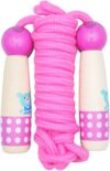 TITAKING Adjustable Kids Jump Rope With Wooden Handle