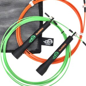 SwftSlth Adjustable Tangle Free Jump Rope