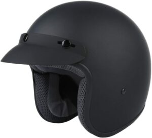TCMT Adult 3/4 Open Face Motorcycle Helmet