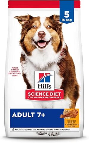 Hill's Science Diet Adult 7+ Senior Dry Dog Food, Chicken