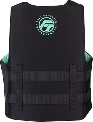 Full Throttle Adult Rapid Dry Neoprene Life Jacket, L/XL