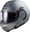 LS2 Advant Modular Helmet (Matte Silver – Medium)