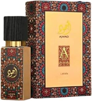 Lattafa Ajwad Eau De Parfum Spray, 2.0 Ounce