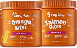 Zesty Paws Alaskan Fish Oil Chew Treats For Dogs