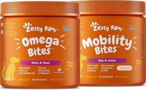 Zesty Paws Alaskan Fish Oil Chew Treats for Dogs