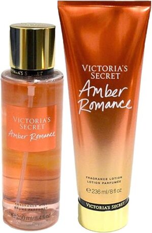 Victoria's Secret Amber Romance Fragrance Mist & Lotion Set