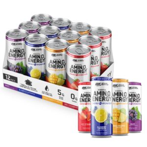 Optimum Nutrition Amino Energy Sparkling Hydration Drink, 12 Pack