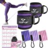 COFOF Ankle Resistance Bands With Cuffs For Exercise