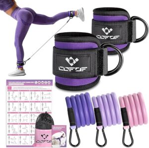 COFOF Ankle Resistance Bands With Cuffs For Exercise