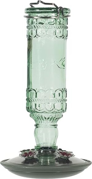 Perky-Pet Antique Glass Hummingbird Feeder 8108-1SR