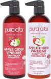 PURA D’OR Apple Cider Vinegar Shampoo Conditioner Set