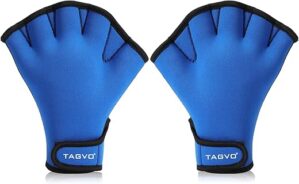 TAGVO Aquatic Upper Body Resistance Webbed Swim Gloves