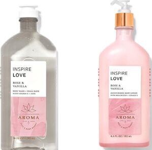 Bath & Body Works Aromatherapy Love Rose & Vanilla Duo