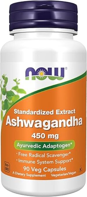 NOW Foods Ashwagandha 450 Mg Immune Support Capsules