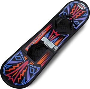 Flexible Flyer Avenger Kids Beginner Snowboard, Black