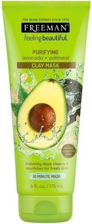 Freeman Avocado & Oat Clay Mask 3-Pack