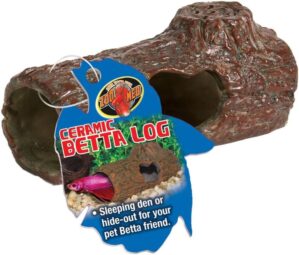 Zoo Med AZMFA50 Sinking Ceramic Betta Log