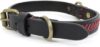 Rawlings Baseball Stitch Leather Dog Collar