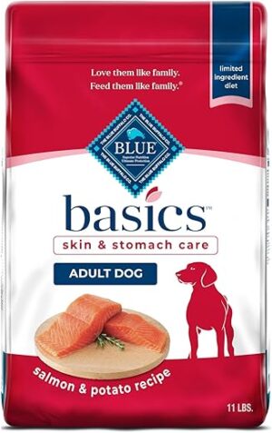 Blue Buffalo Basics Adult Dry Dog Food, Salmon & Potato