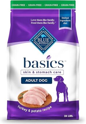 Blue Buffalo Basics Grain-Free Dog Food, Turkey Recipe