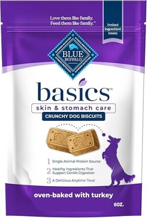 Blue Buffalo Basics Skin & Stomach Care Dog Treats