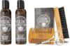 Viking Revolution Beard Brush & Comb Set With Shampoo