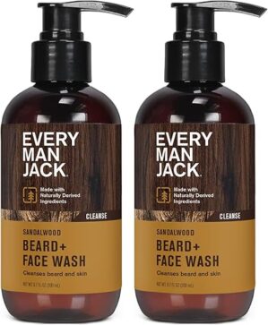 Every Man Jack Beard & Face Wash - Sandalwood Fragrance