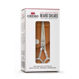 Cremo Beard Shears With Leather Case And Comb