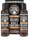 Viking Revolution Beard Wash & Conditioner With Argan & Jojoba Oils