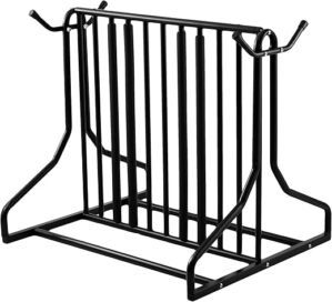 CyclingDeal Bike Floor Parking Rack For 3-5 Bikes