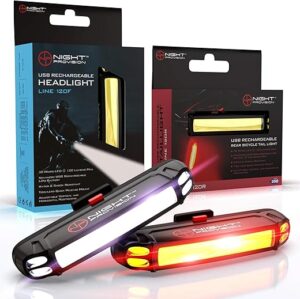 NP NIGHT PROVISION Bike Light USB Rechargeable LED Set
