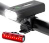 Lsan Bike Lights 1200 Lumens, USB Rechargeable