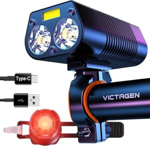 VICTAGEN Bike Lights 5000 Lumens 3LED