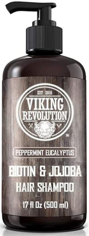 Viking Revolution Biotin Men's Shampoo - Eucalyptus & Peppermint