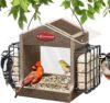 Kingsyard Bird Feeder With Double Suet Cages