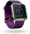 Fitbit Blaze Fitness Watch, Silver Small Plum FB502SPMSCAN