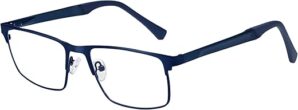 Dollger Blue Light Blocking Rectangle Metal Glasses