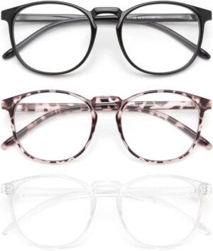 IBOANN Blue Light Blocking Retro Glasses