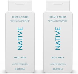 Native Body Wash Ocean & Timber, 18 oz – 2 Pk